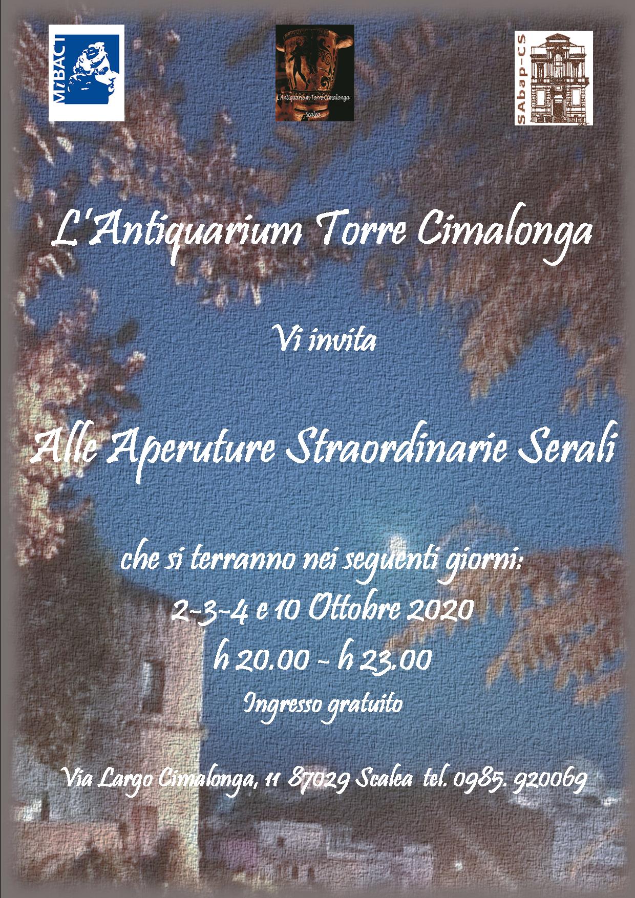 Le serate all' Antiquarium